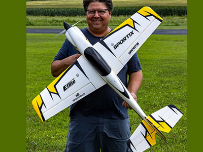 E-flite Sportix 1.1m BNF Basic with AS3X RC Airplane