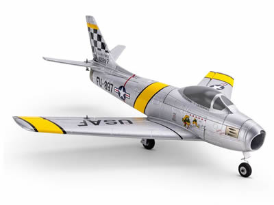 UMX F-86 Sabre 30mm EDF Jet BNF Basic with AS3X RC Airplane