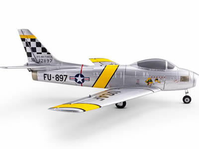 UMX F-86 Sabre 30mm EDF Jet BNF Basic with AS3X RC Airplane